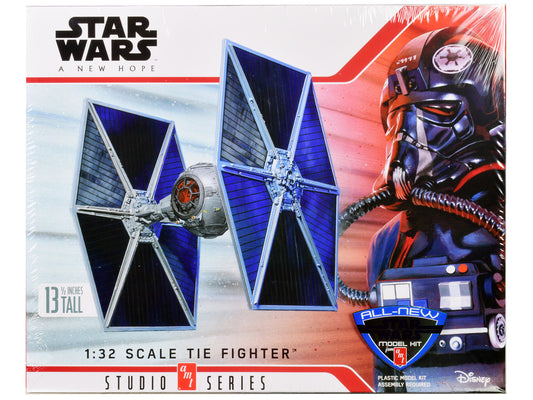 Skill 2 Model Kit Tie Fighter "Star Wars: Episode IV – A New Hope" (1977) Movie 1/32 Scale Model by AMT by AMT