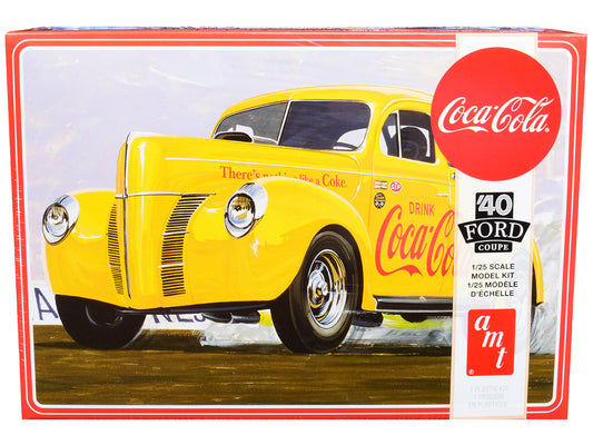 Skill 3 Model Kit 1940 Ford Coupe "Coca-Cola" 1/25 Scale Model by AMT by AMT