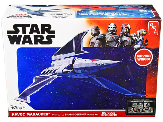 Skill 2 Model Kit Havoc Marauder Space Ship "Star Wars: The Bad Batch" (2021-Current) TV Series 1/144 Scale Model by AMT by AMT
