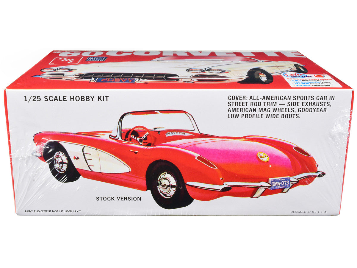 Skill 2 Model Kit 1960 Chevrolet Corvette "Street Rods" 1/25 Scale Model by AMT by AMT