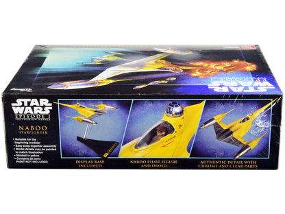 Skill 2 Model Kit Naboo Starfighter Spaceship "Star Wars: Episode I - The Phantom Menace" (1999) Movie 1/48 Scale Model by AMT by AMT
