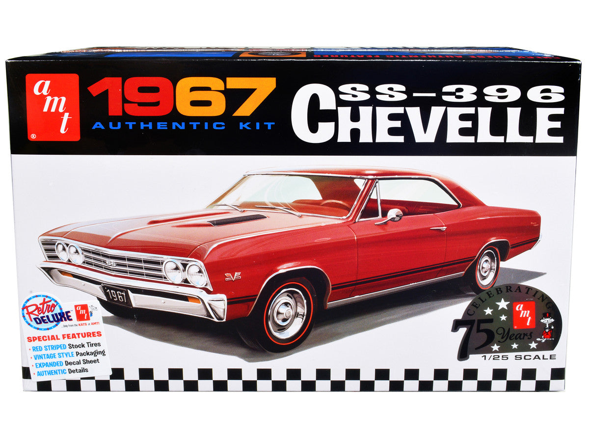 Skill 2 Model Kit 1967 Chevrolet Chevelle SS 396 "AMT Celebrating 75 Years" 1/25 Scale Model by AMT by AMT