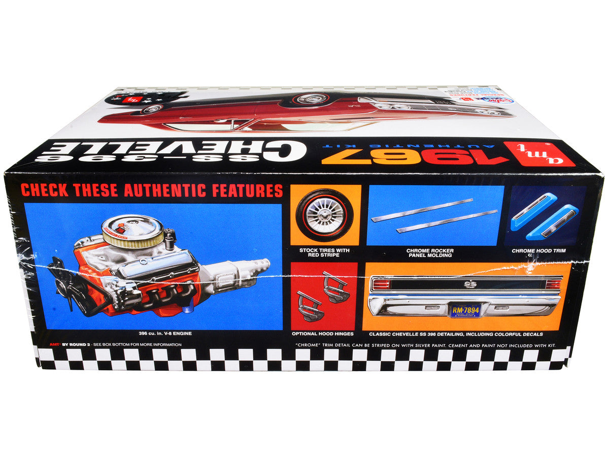 Skill 2 Model Kit 1967 Chevrolet Chevelle SS 396 "AMT Celebrating 75 Years" 1/25 Scale Model by AMT by AMT
