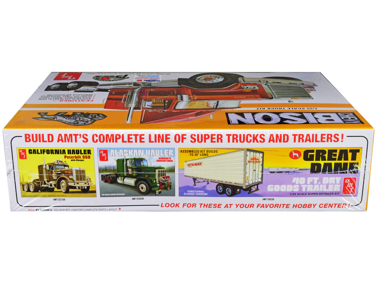 Skill 3 Model Kit Chevrolet Bison Truck Tractor 1/25 Scale Model by AMT by AMT