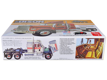 Skill 3 Model Kit Chevrolet Bison Truck Tractor 1/25 Scale Model by AMT by AMT