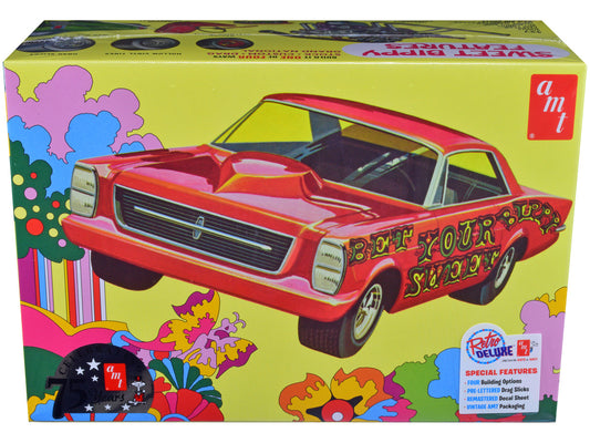 Skill 2 Model Kit 1966 Ford Galaxie 500 Hardtop "Sweet Bippy" 4-in-1 Kit 1/25 Scale Model by AMT by AMT