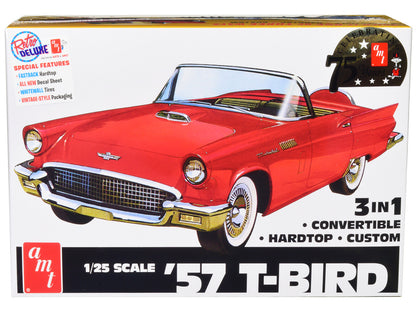 Skill 2 Model Kit 1957 Ford Thunderbird 3-in-1 Kit 1/25 Scale Model by AMT by AMT