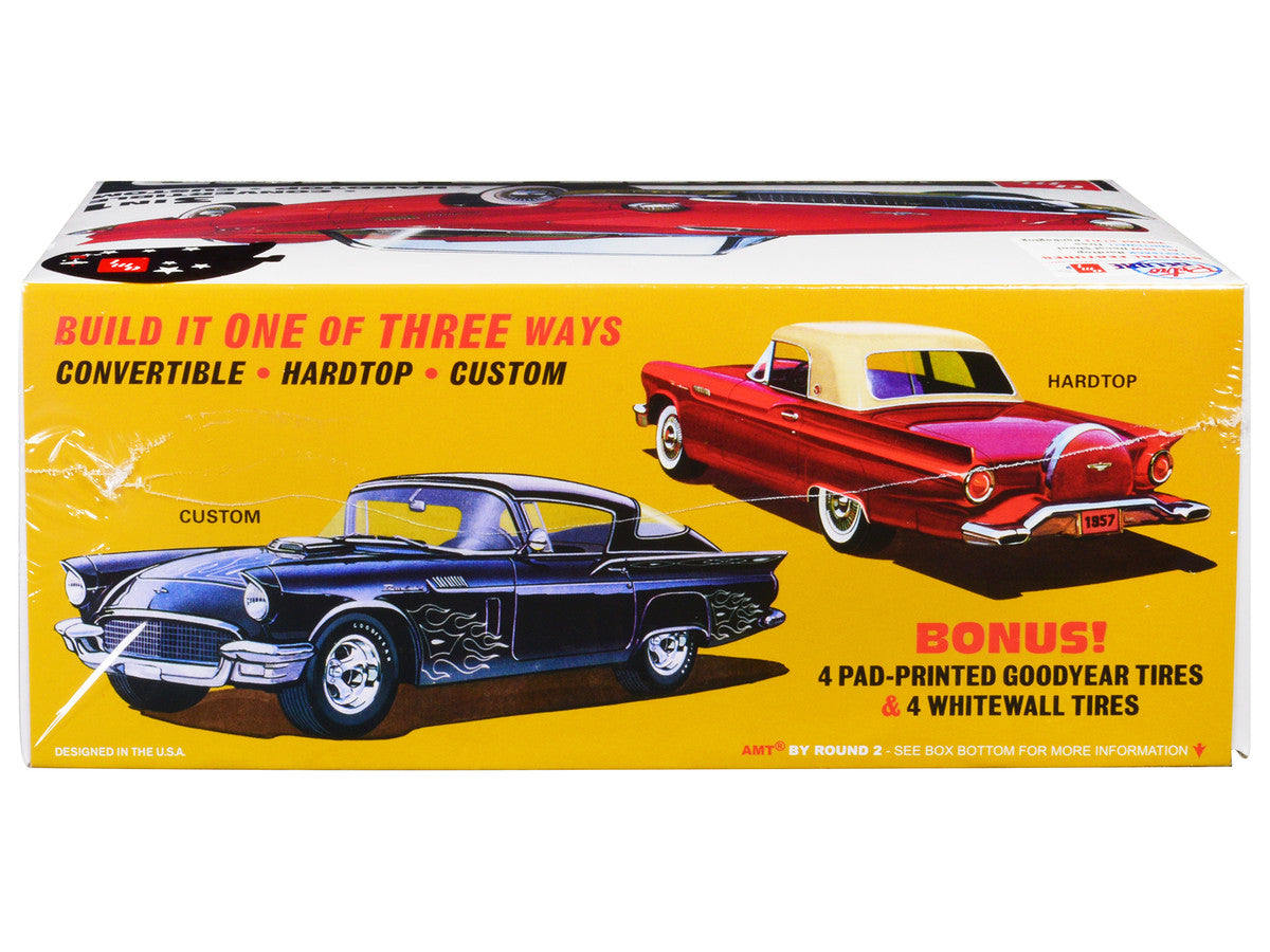 Skill 2 Model Kit 1957 Ford Thunderbird 3-in-1 Kit 1/25 Scale Model by AMT by AMT