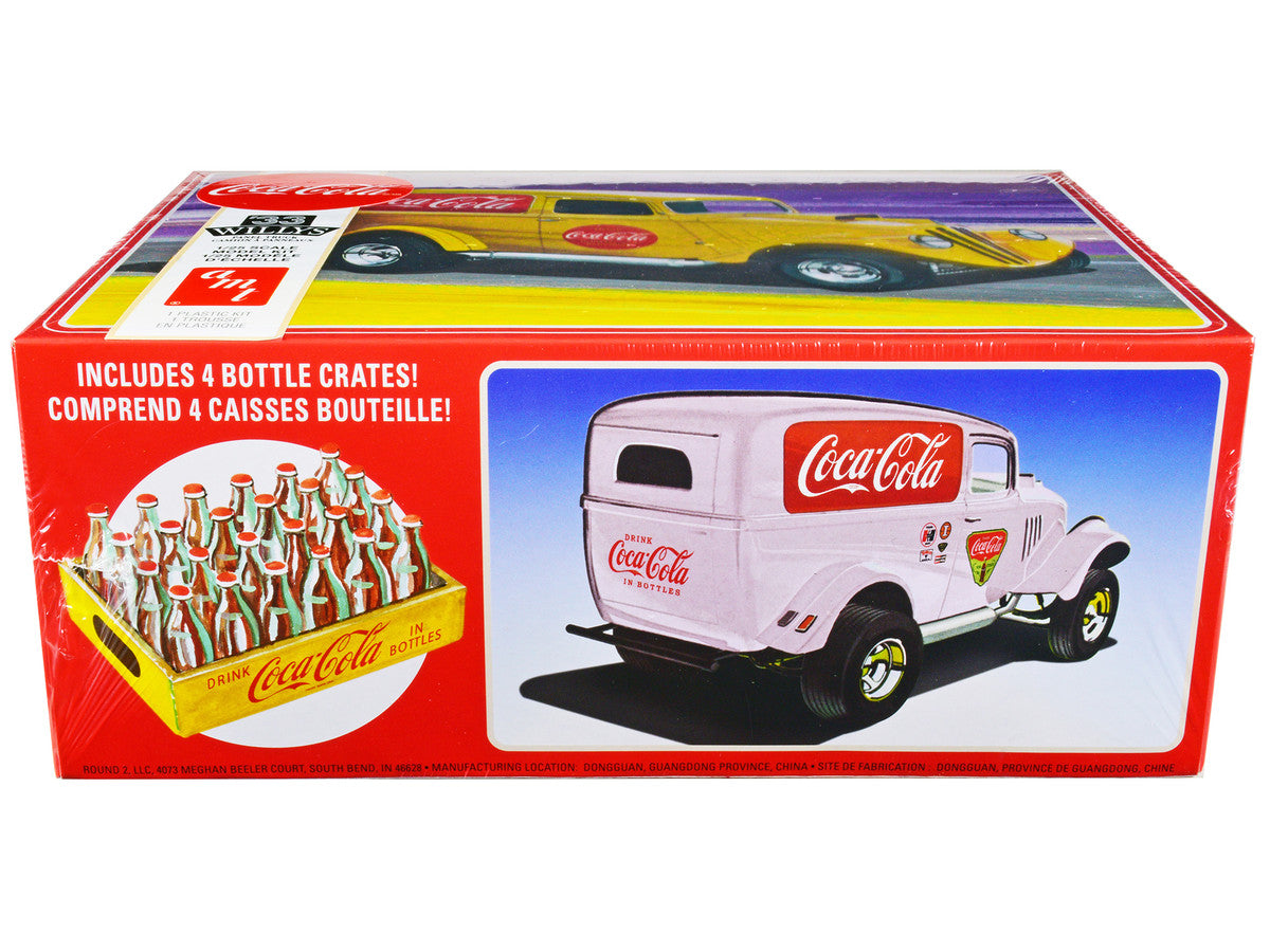 Skill 2 Model Kit 1933 Willys Panel Truck "Coca-Cola" 1/25 Scale Model by AMT by AMT