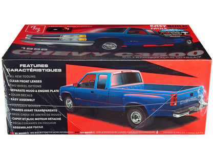 Skill 2 Model Kit 1996 Chevrolet C3500 Extended Cab Dually Pickup Truck "Easy Build" 1/25 Scale Model by AMT by AMT