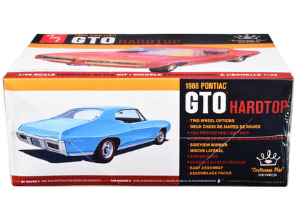 Skill 2 Model Kit 1968 Pontiac GTO Hardtop "Craftsman Plus" Series 1/25 Scale Model by AMT by AMT