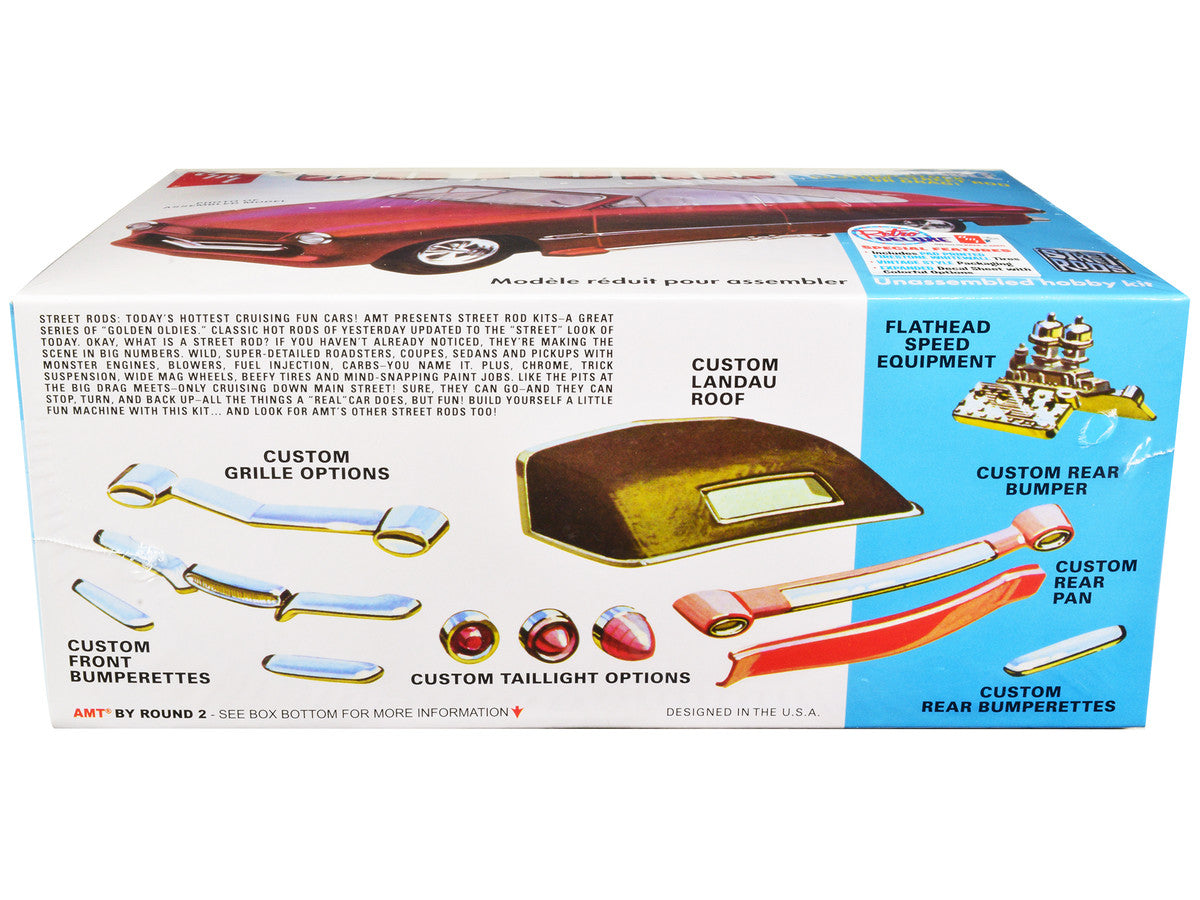Skill 2 Model Kit 1950 Ford Convertible "Street Rods" 3-in-1 Kit 1/25 Scale Model by AMT by AMT