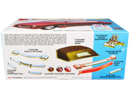 Skill 2 Model Kit 1950 Ford Convertible "Street Rods" 3-in-1 Kit 1/25 Scale Model by AMT by AMT