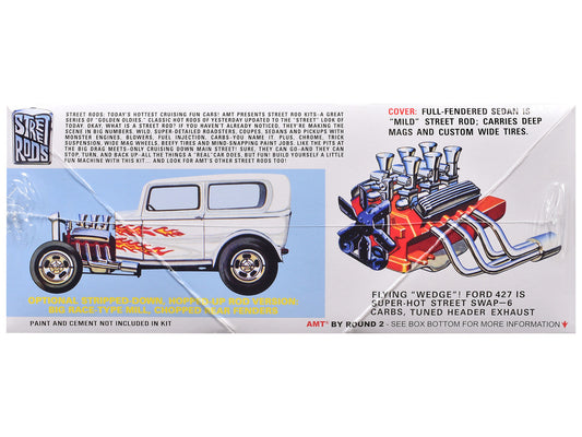 Skill 2 Model Kit 1932 Ford Tudor Sedan "Street Rods" Series 1/25 Scale Model by AMT by AMT