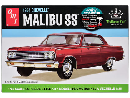 Skill 2 Model Kit 1964 Chevrolet Chevelle Malibu SS "Craftsman Plus" Series 1/25 Scale Model by AMT by Autoworld