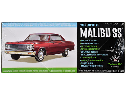 Skill 2 Model Kit 1964 Chevrolet Chevelle Malibu SS "Craftsman Plus" Series 1/25 Scale Model by AMT by Autoworld