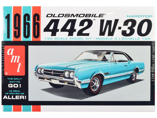 Skill 2 Model Kit 1966 Oldsmobile 442 W-30 Hardtop 1/25 Scale Model by AMT by AMT