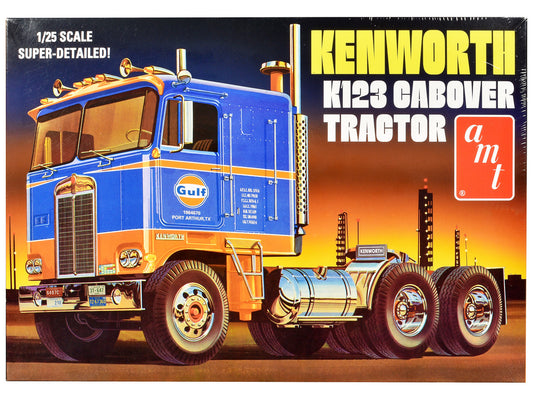 Skill 3 Model Kit Kenworth K-123 Cabover Truck Tractor "Gulf Oil" 1/25 Scale Model by AMT by AMT