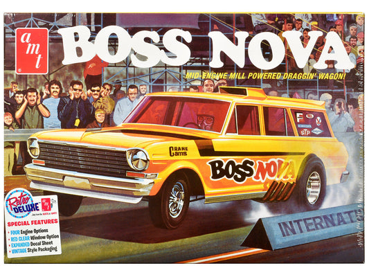 Skill 2 Model Kit Boss Nova Funny Car 1/25 Scale Model by AMT by AMT