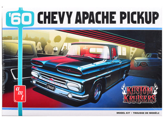 Skill 2 Model Kit 1960 Chevrolet Apache Pickup Truck "Kustom Kruisers" 1/25 Scale Model by AMT by AMT
