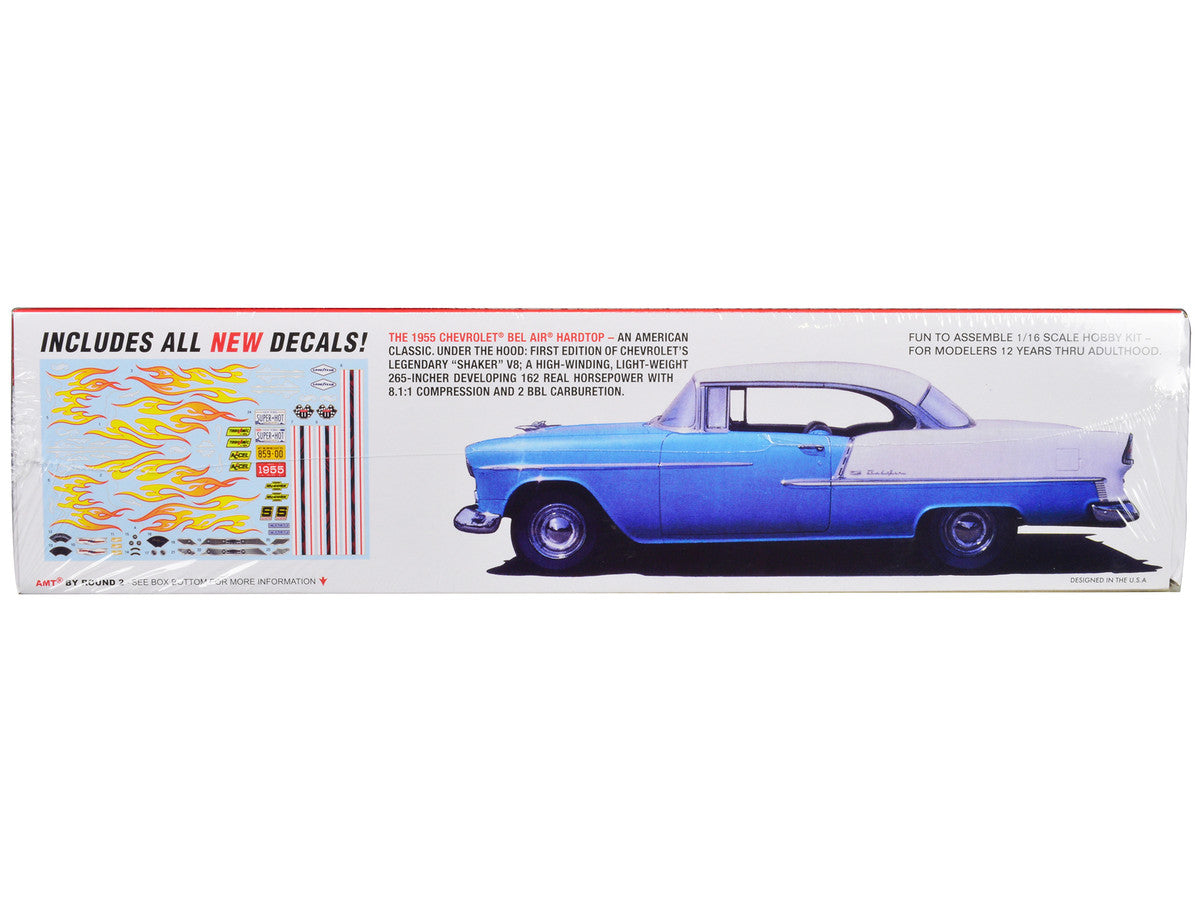 Skill 3 Model Kit 1955 Chevrolet Bel Air Hardtop 1/16 Scale Model by AMT by AMT