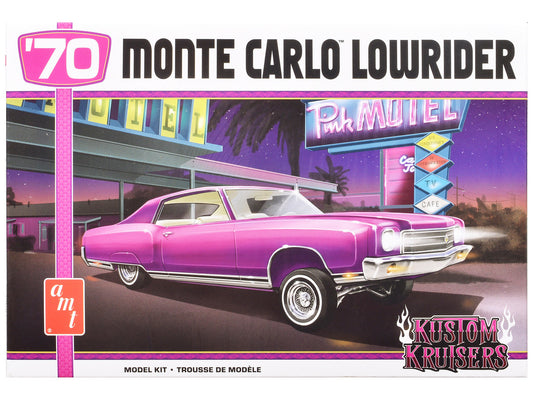 Skill 2 Model Kit 1970 Chevrolet Monte Carlo Lowrider "Kustom Kruisers" 1/25 Scale Model by AMT by AMT