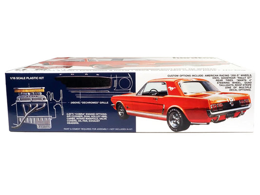 Skill 3 Model Kit 1964 1/2 Ford Mustang Coupe 60th Anniversary 1/16 Scale Model by AMT by AMT