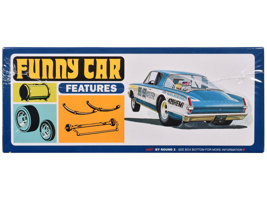 Skill 2 Model Kit 1966 Plymouth Barracuda Funny Car "Hemi Hustler" 1/25 Scale Model by AMT by AMT