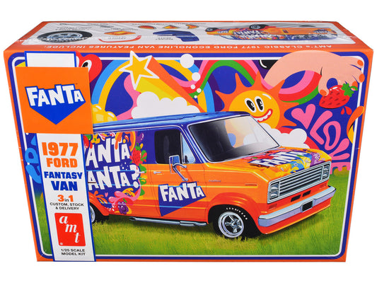 Skill 2 Model Kit 1977 Ford Custom Van "Fanta" 1/25 Scale Model by AMT by AMT