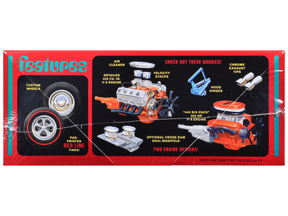 Skill 2 Model Kit 1969 Plymouth GTX Hardtop 1/25 Scale Model by AMT by AMT