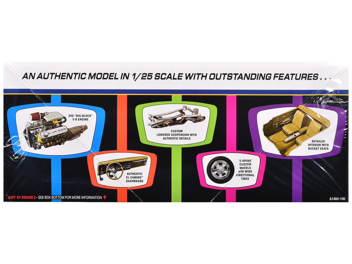 Skill 2 Model Kit 1968 Chevrolet El Camino Street Machine 1/25 Scale Model by AMT by AMT