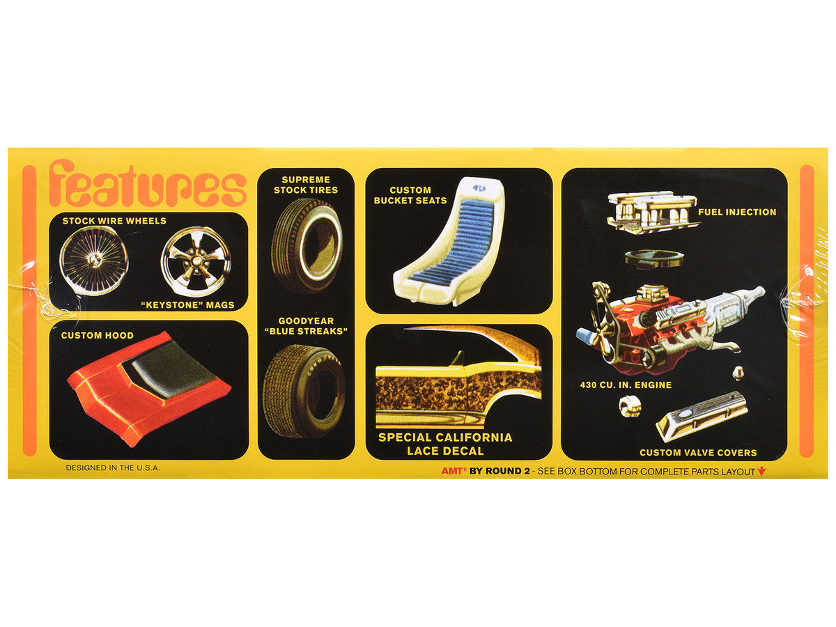 Skill 2 Model Kit 1969 Buick Riviera 1/25 Scale Model by AMT by AMT