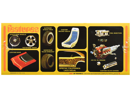 Skill 2 Model Kit 1969 Buick Riviera 1/25 Scale Model by AMT by AMT