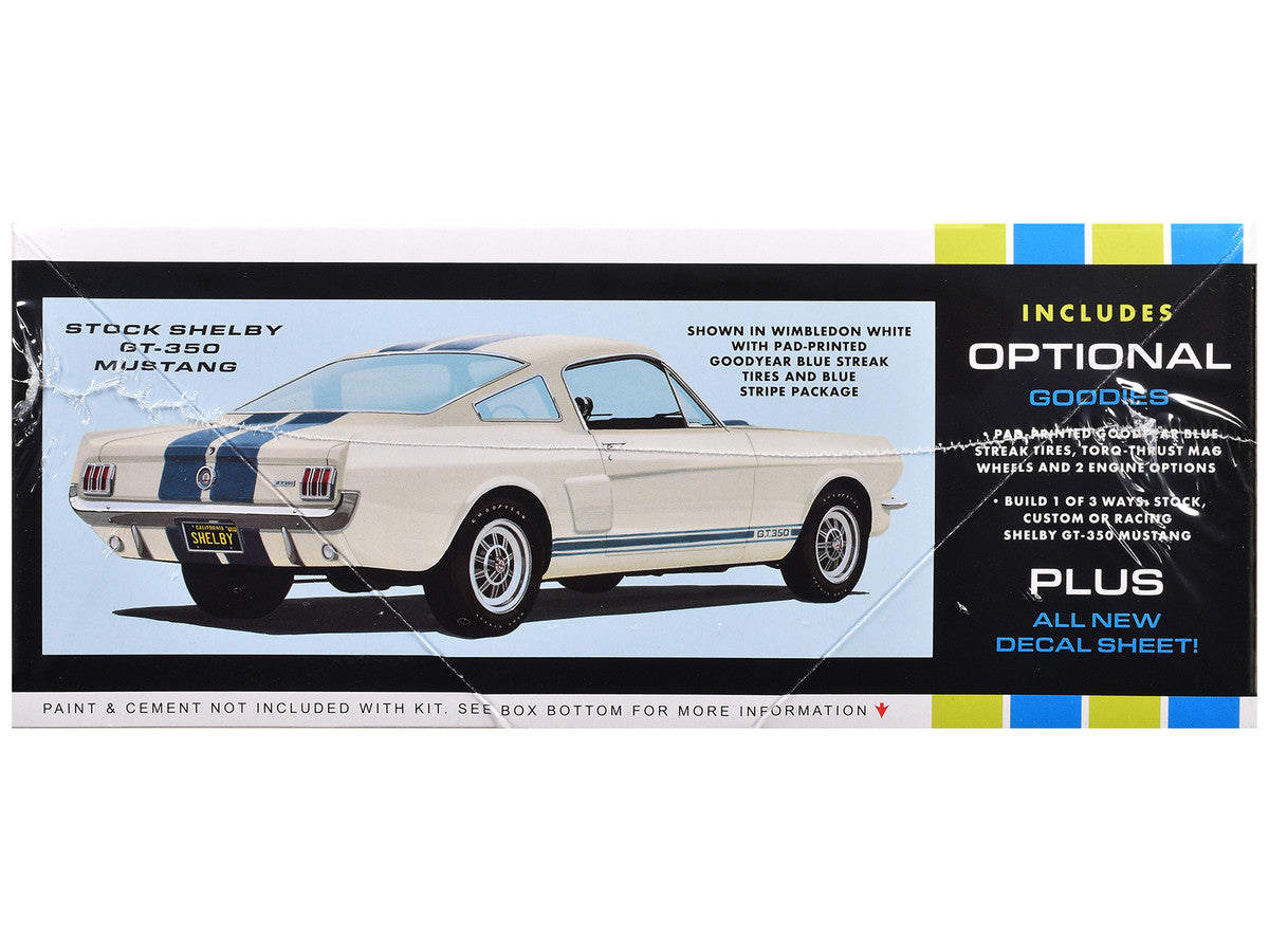Skill 2 Model Kit 1966 Shelby Mustang GT-350 1/25 Scale Model by AMT by AMT