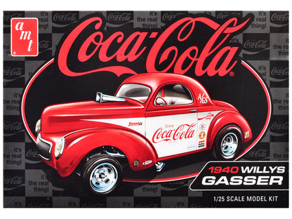 Skill 2 Model Kit 1940 Willys Coupe "Coca-Cola Race Team" 1/25 Scale Model by AMT by AMT