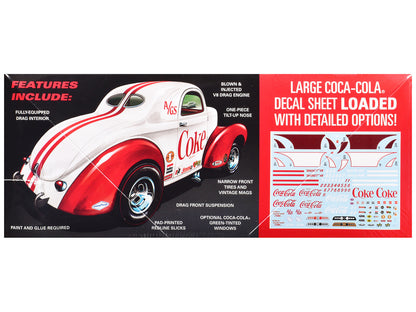 Skill 2 Model Kit 1940 Willys Coupe "Coca-Cola Race Team" 1/25 Scale Model by AMT by AMT