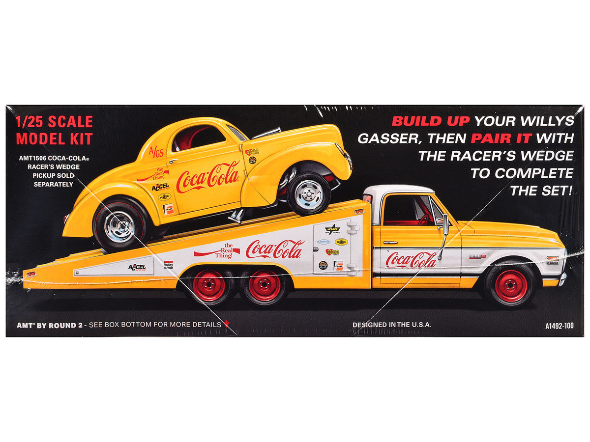 Skill 2 Model Kit 1940 Willys Coupe "Coca-Cola Race Team" 1/25 Scale Model by AMT by AMT