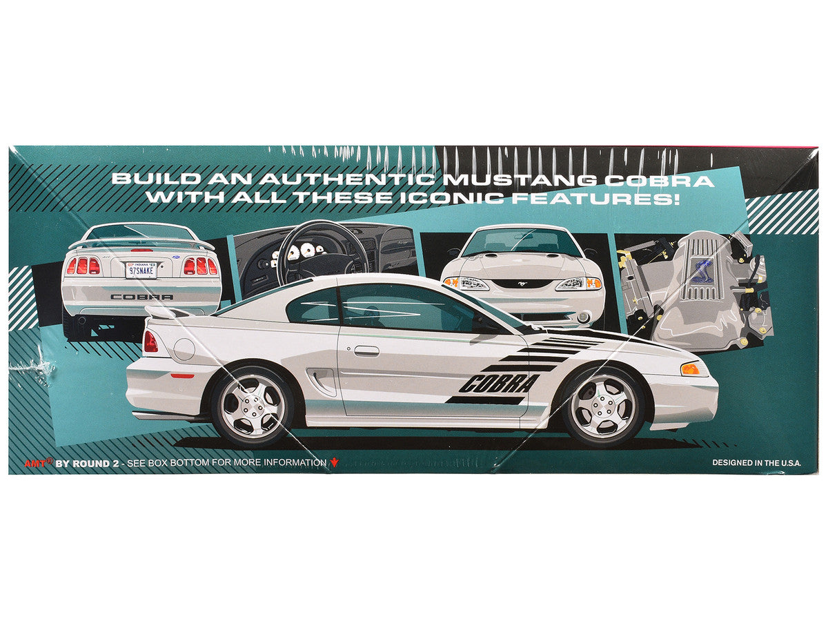 Skill 2 Model Kit 1997 Ford Mustang Cobra 1/25 Scale Model by AMT by AMT