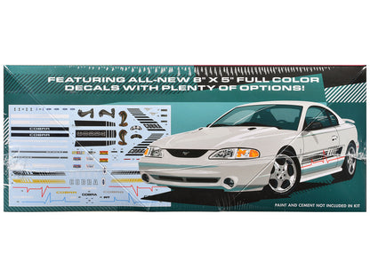 Skill 2 Model Kit 1997 Ford Mustang Cobra 1/25 Scale Model by AMT by AMT