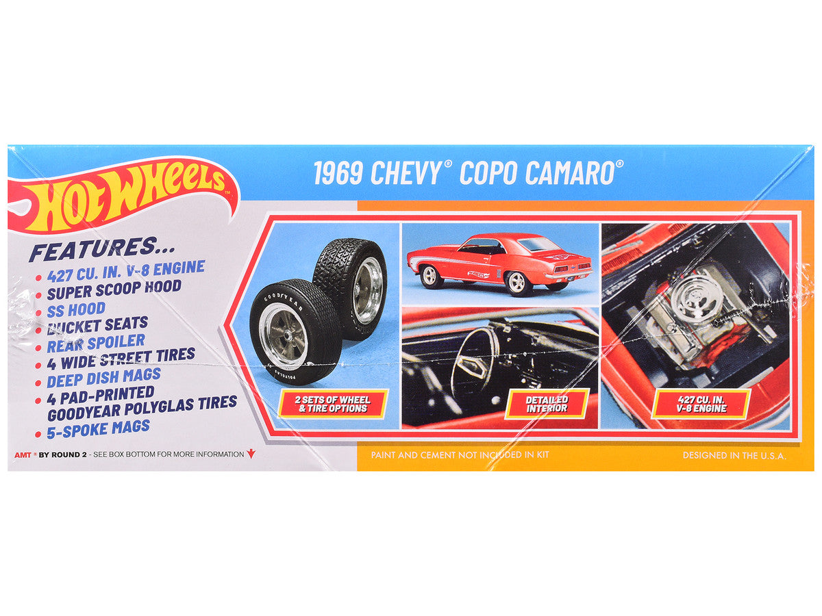 Skill 2 Model Kit 1969 Chevrolet COPO Camaro "Hot Wheels" 1/25 Scale Model by AMT by AMT