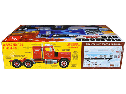 Skill 3 Model Kit Diamond Reo Truck Tractor 1/25 Scale Model by AMT by AMT