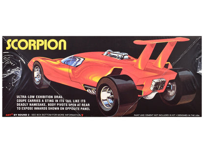 Skill 3 Model Kit Scorpion Mid-Engine Drag Coupe 1/25 Scale Model by AMT by AMT