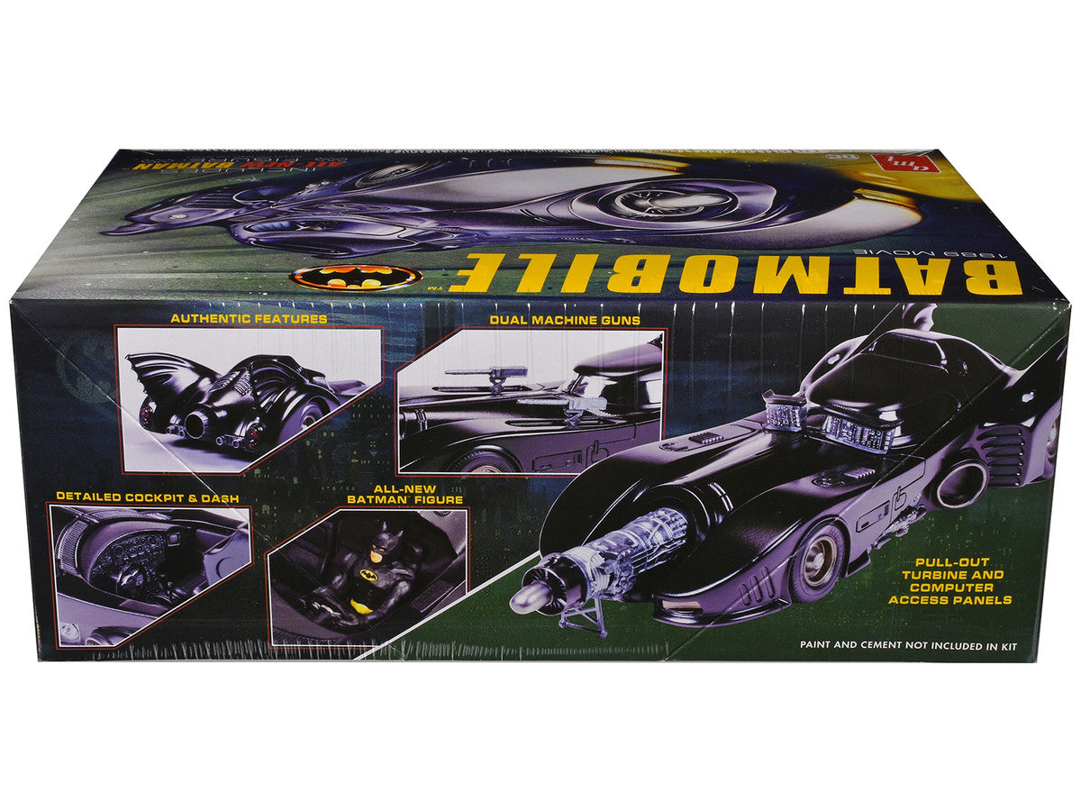 Skill 2 Model Kit Batmobile with Seated Batman Figure "Batman" (1989) Movie 1/25 Scale Model by AMT by AMT