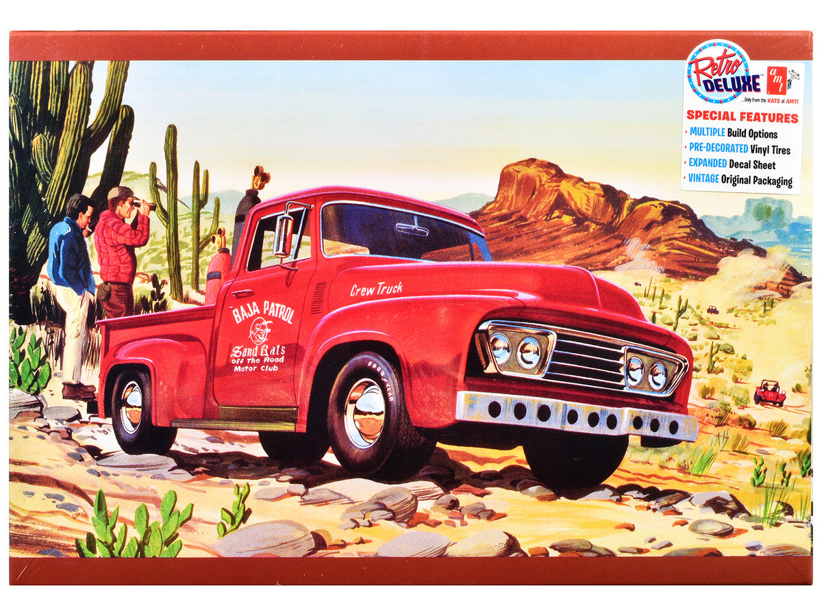 Skill 2 Model Kit 1953 Ford Pickup Truck "Baja Patrol" 1/25 Scale Model by AMT by AMT