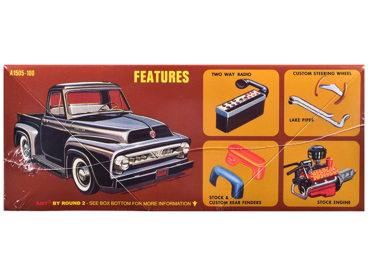 Skill 2 Model Kit 1953 Ford Pickup Truck "Baja Patrol" 1/25 Scale Model by AMT by AMT