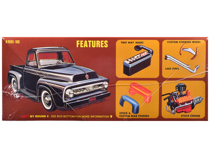 Skill 2 Model Kit 1953 Ford Pickup Truck "Baja Patrol" 1/25 Scale Model by AMT by AMT