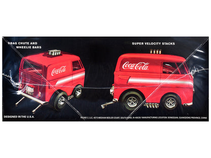 Skill 2 Model Kit Volkswagen Van Show Rod "Coca-Cola" 1/25 Scale Model by AMT by AMT
