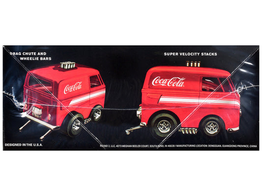 Skill 2 Model Kit Volkswagen Van Show Rod "Coca-Cola" 1/25 Scale Model by AMT by AMT