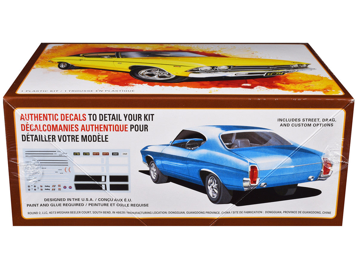Skill 2 Model Kit 1969 Chevrolet Chevelle SS 396 1/25 Scale Model by AMT by AMT