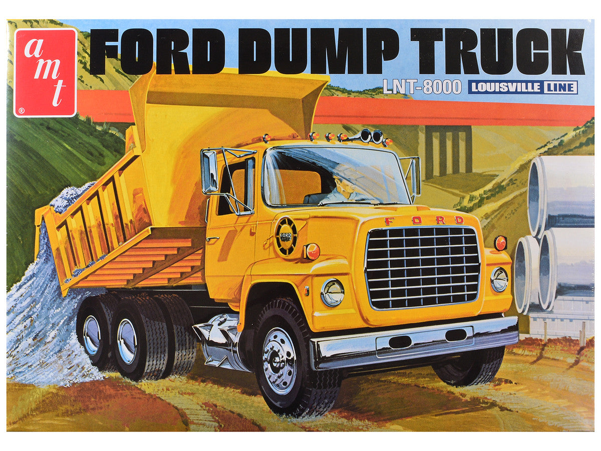 Skill 3 Model Kit Ford LNT-8000 Louisville Line Dump Truck 1/25 Scale Model by AMT by AMT
